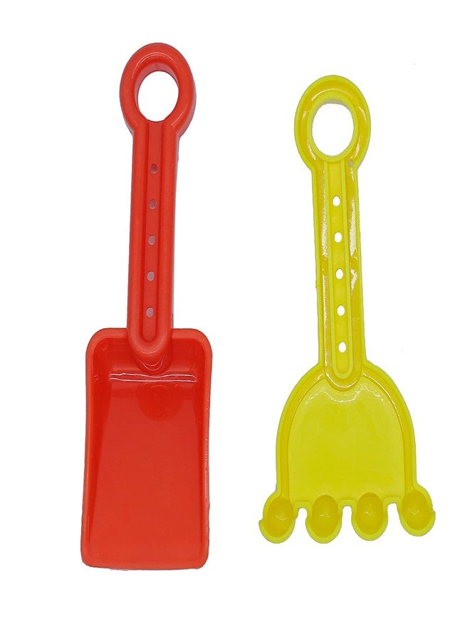 CkTech Beach Toys Set for Kids - 6 Pcs Indian Made Plastic Bucket, Animal Mould, Shovel Spade Tool Kit - Outdoor Sand Learning Toys, Best Birthday Gift - Multicolor - Image 5